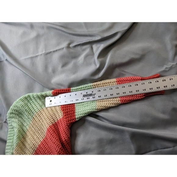 Torrid Sweater Colorful Chunky Knit Lightweight V Neck Pullover Womens Size 0X - Picture 8 of 8